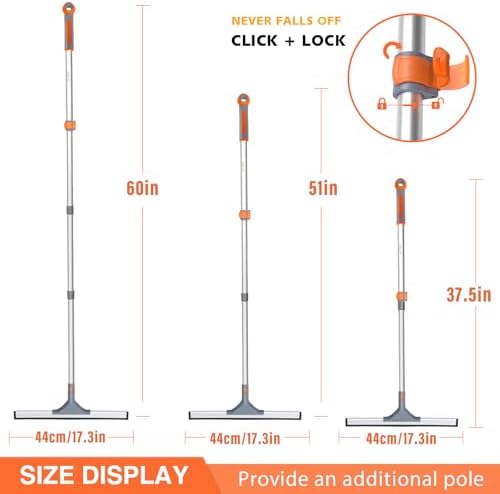 Eazer Floor Squeegee for Floor: Heavy Duty Scrubber - Image 2