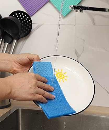 MoLKENE Swedish Dishcloths for Kitchen, 10 Pack Reusable Paper Towels - Image 5