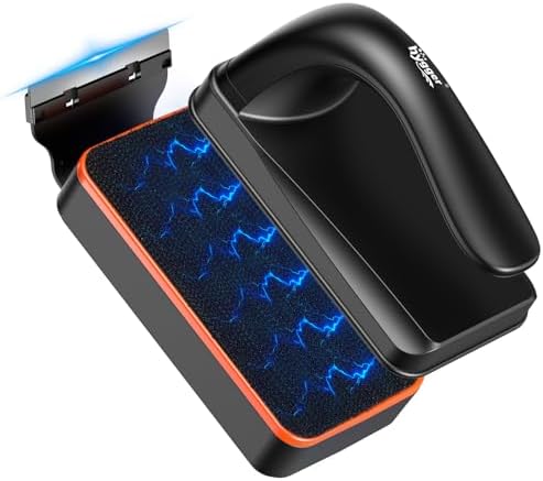 hygger Magnetic Aquarium Fish Tank Glass Cleaner, Detachable Dual-Blades Brush by hygger