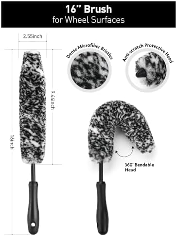 Fantasticlean 6PCS Car Wheel Brush Kit - Image 2
