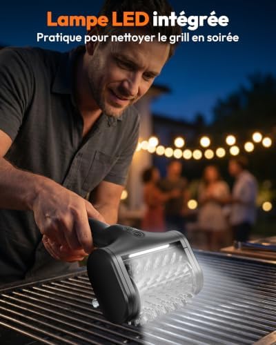 Cordless Rechargeable Dual-Speed Electric Grill Brush - Image 2