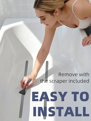 Secopad 12PCS Strip Non Slip Bathtub Stickers - Image 6
