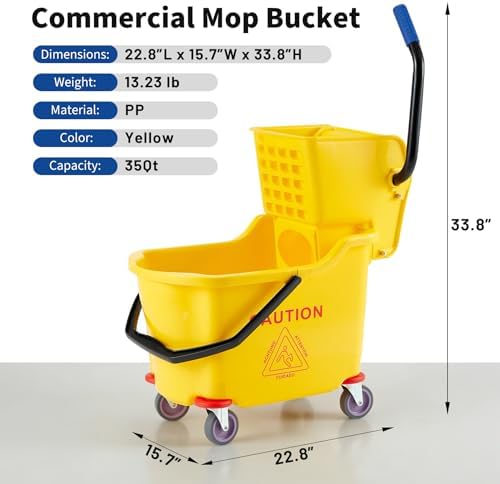 Garvee Commercial Mop Bucket - Image 2