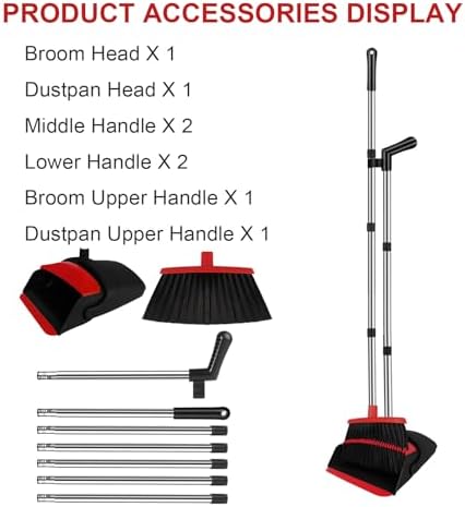 Red Broom and Dustpan Combo Set - Image 6