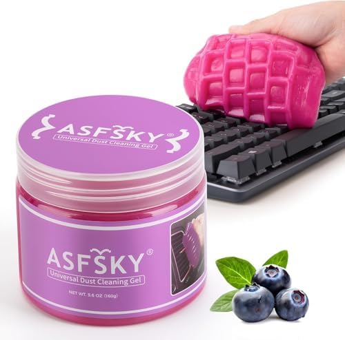 ASFSKY Keyboard Cleaner Universal Cleaning Gel Dust Cleaning Putty Red by ASFSKY