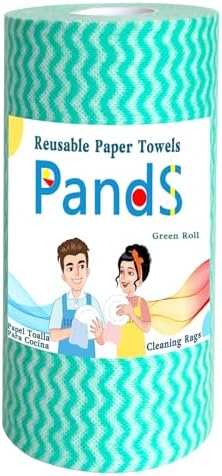 Reusable Paper Towels Washable, 60 Ct/Roll by PandS