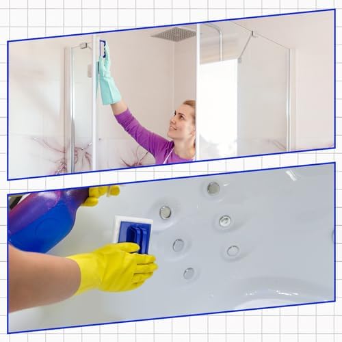 Maxdot 18 Pcs Handled Bath Scrubber Sponge Scrub Pad - Image 6