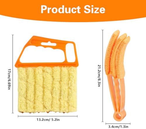 10-Pack Window Blind Cleaner Set:, Blinds Cleaner Brush, Blind Brush - Image 2