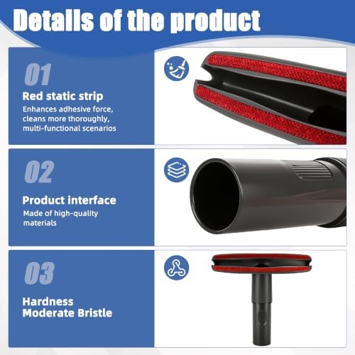 Vacuum Cleaner Mattress Brush Attachment Compatible - Image 3