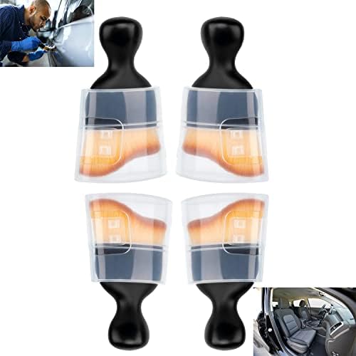 Vingtank 4 Pack Car Interior Cleaning Soft Brushes， Car Interior Beauty by Vingtank