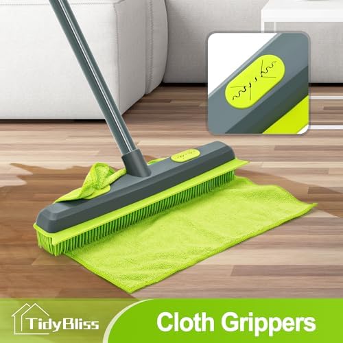 TidyBliss Pet Hair Removal Rubber Broom - Image 4