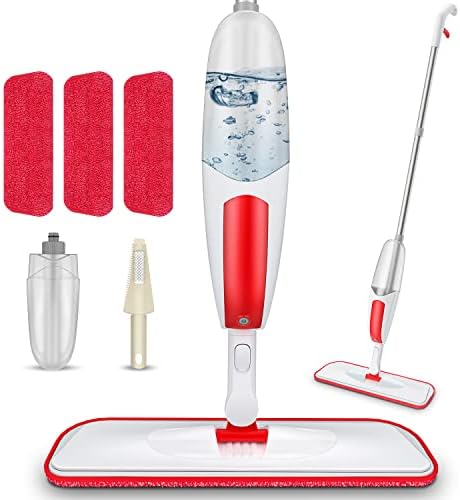 Microfiber Spray Mop for Laminate Floor Cleaning by TRAV-ROUND