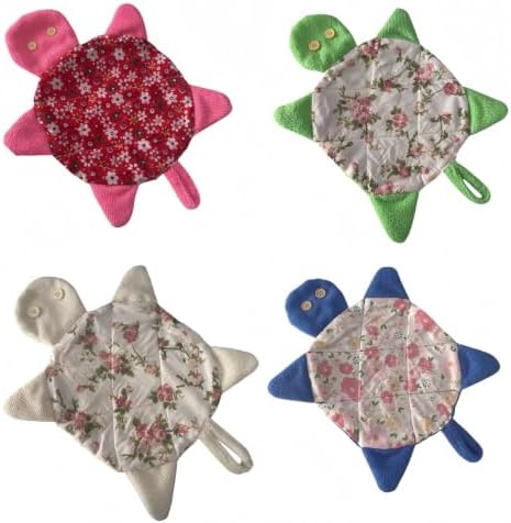 Floor Turtle Foot Mop, Washable Spill Towels, 4 Pack by Unknown