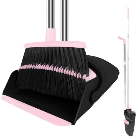 Pink Broom and Dustpan Combo Set by UDUK