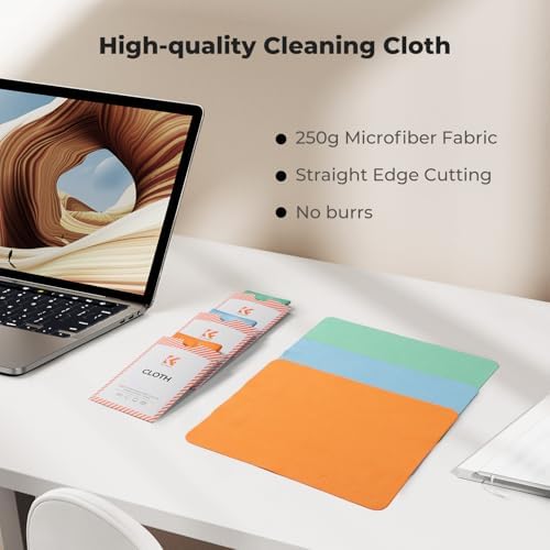 K&F CONCEPT Microfiber Lens Cleaning ClothX12, Glasses Cleaning, High Density - Image 6