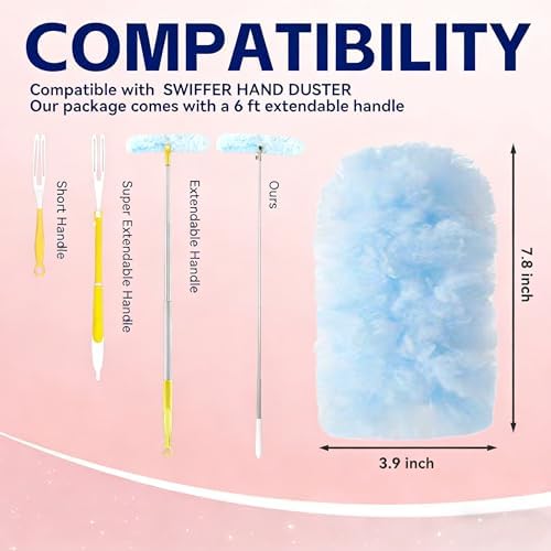 Duster Extended Handle with 20 Pcs Duster Refill - Image 2