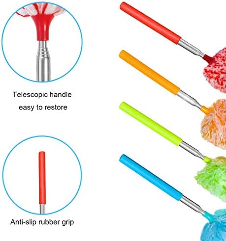 Tonmp 4 Pcs, Hand Microfibre Cleaning Tool Extendables - Image 4