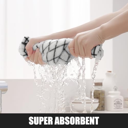 Homaxy Premium Kitchen Towels, Check Design - Image 5