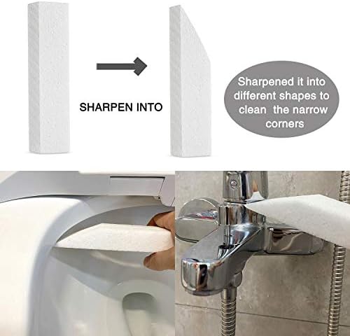 8 Pack Pumice Stone for Toilet Bowl Cleaning, Scouring Stick Remove Hard Water - Image 5