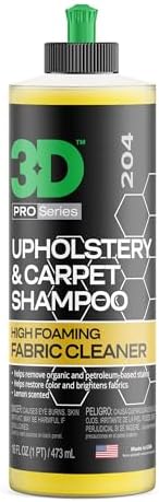 3D Upholstery & Carpet Shampoo by 3DCarCare