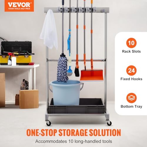 VEVOR Garden Tool Organizer, 10 Slots - Image 2