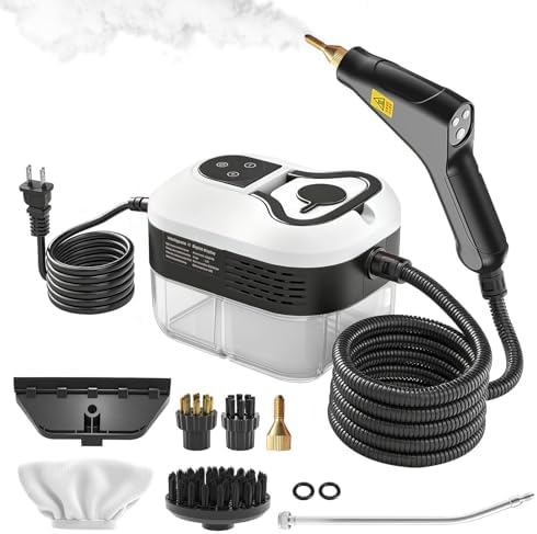 Powerful 2500W Handheld Steam Cleaner, 15s Fast Heat-Up High-Pressure Steam by Practicalhouseholdtools