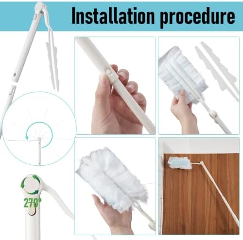 Colingmill 4 Pack Replacement Duster Handles, 3 Ft Extendable - Image 2