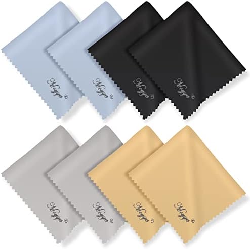 8 PCS Eyeglass Microfiber Cleaning Cloth by Mcyye