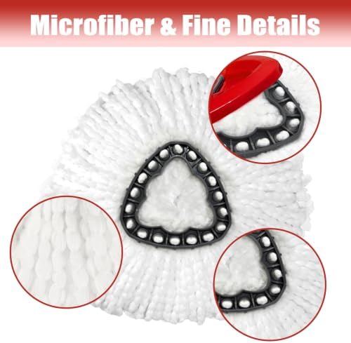 3 Pack Mop Replacement Heads, Compatible - Image 4