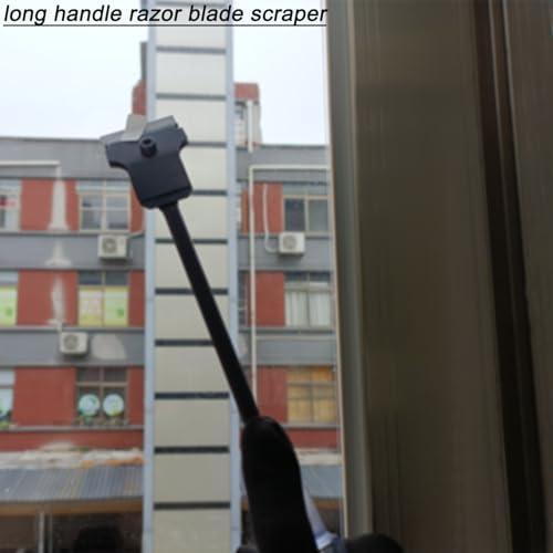 Razor Blade Scraper Tool Long Handle Sticker Scraper, Long Scraper Razor - Image 2