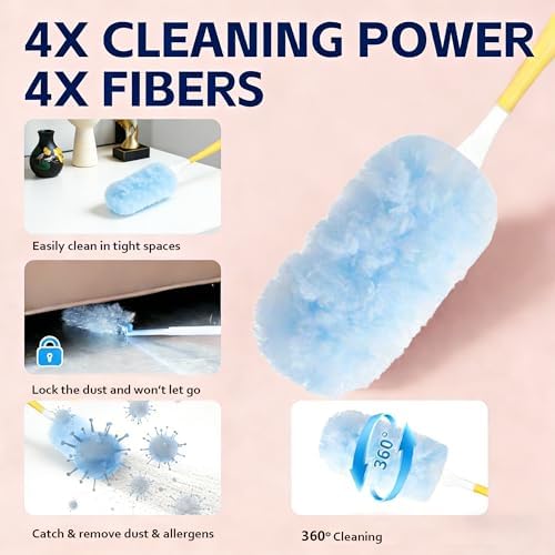 Duster Extended Handle with 20 Pcs Duster Refill - Image 4