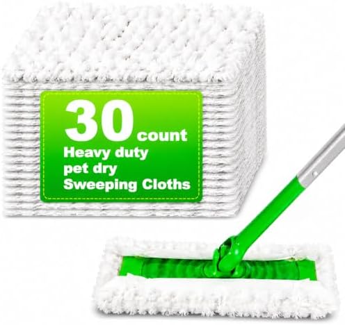 30 Count Heavy Duty Dry Cloths Pads by Vowanop