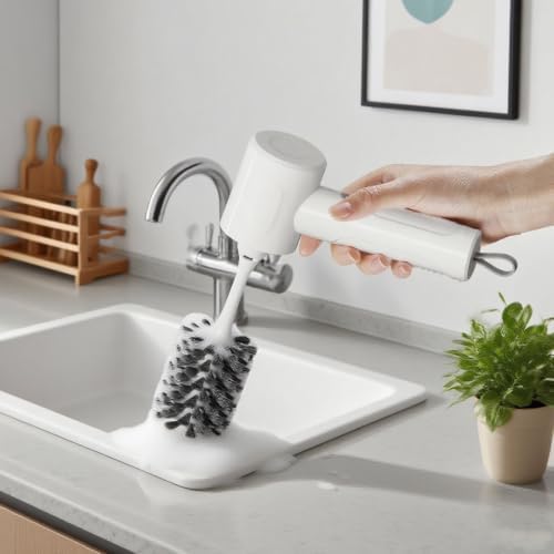 Electric Spin Scrubber, Cordless Handheld Brush, 2 Speeds - Image 4