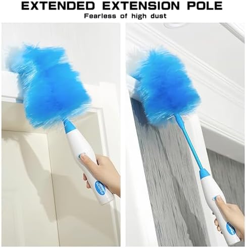 Electric Duster Brush, 180 Degree Bendable Electrostatic Cleaning Tool - Image 4