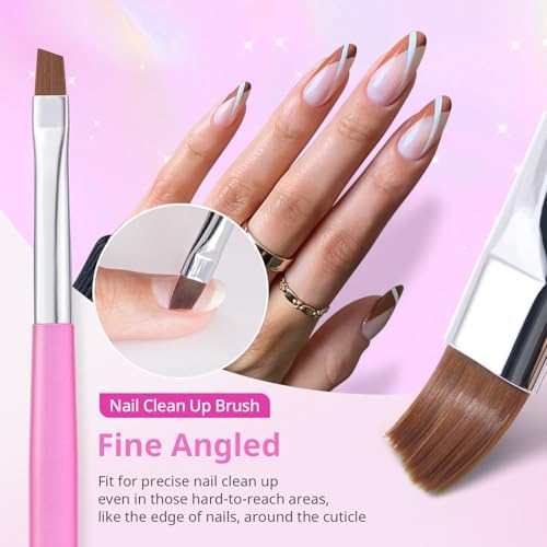 AIRSEE Nail Art Clean Up Brushes - Image 4