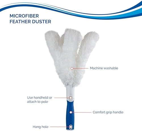 Unger Connect and Clean Microfiber Feather Duster - Image 2