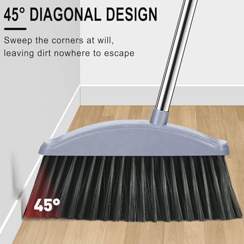Long Handle Broom and Dustpan Set - Image 3