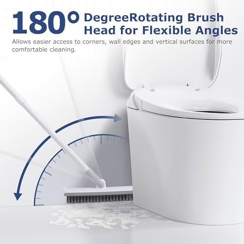 IVYROLL Grout Brush with Long Handle, Floor Cleaning Scrubber - Image 5