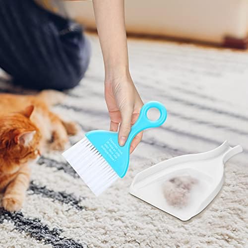 Chengu 3 Pcs Mini Dustpan Brush Set Small Broom - Image 4
