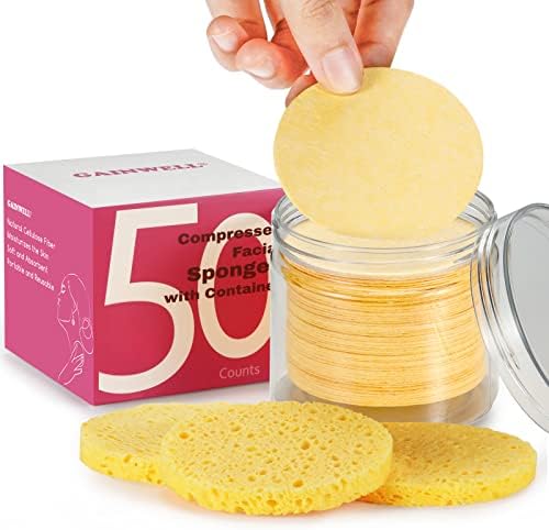 GAINWELL 50-Count Compressed Facial Sponges by GAINWELL