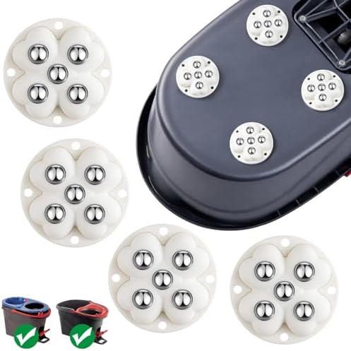 4pcs Caster Wheels, 360° Rollers Compatible by Unknown