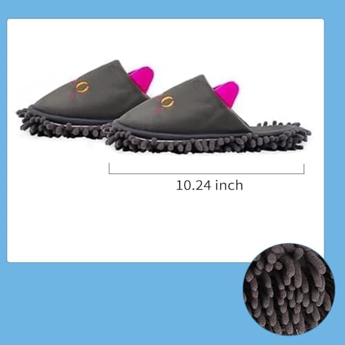 Non-slip Microfiber Mop Slippers Floor Dusting - Image 2