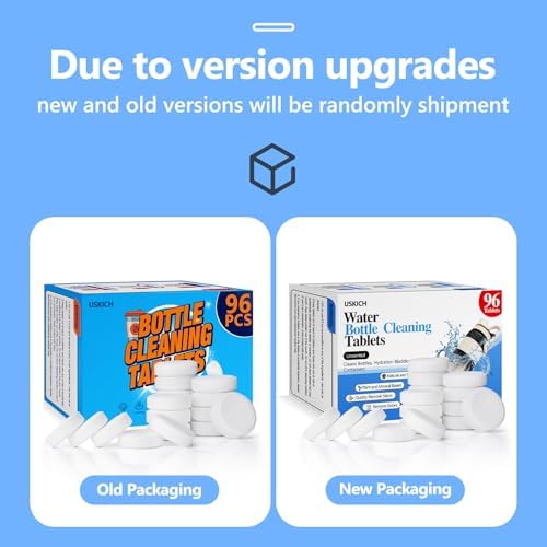96Pack Water Bottle Cleaning Tablets, Bottle Bright Clean Stainless Steel - Image 2