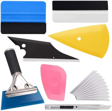 17PCS Car Vinyl Wrap Tool Window Tint Kit, Vehicle Window Tint Application Tool by smilfuy