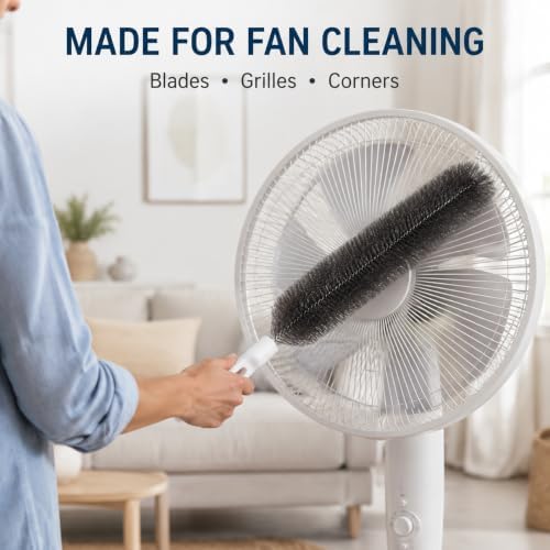 Pipiup Bendable Microfiber Fan Cleaning Brush, 2 Pack - Image 4