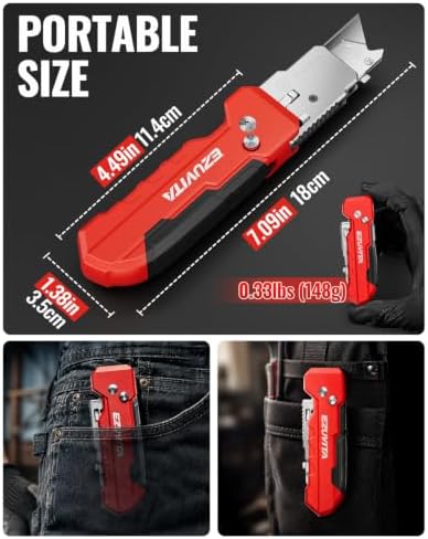 2-in-1 Folding Utility Knife & Scraper - Image 6