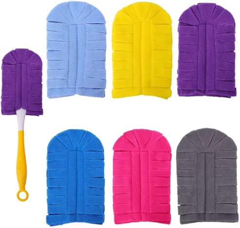 6-Pack Reusable Duster Refills for Swiffer Hand Duster, Dusting Cloths by Flammi