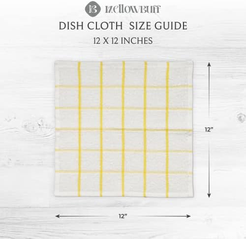 100% Cotton Terry Dish Cloth & Dish Towel, 6 Pack, Super Soft and Absorbent - Image 4