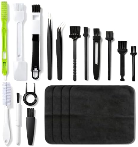 Computer Cleaning Kit, 19 in 1 Multi-Purpose Brushes Anti Static Brushes Clothes by GUINIFAO