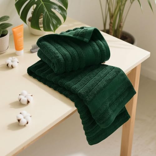 Jacquotha 2-Pack Hand Towels Ribbed – Kitchen & Bathroom - Image 2
